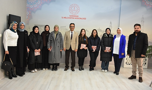 Öğrencilerden İl Müdürü Çalışkan’a Ziyaret