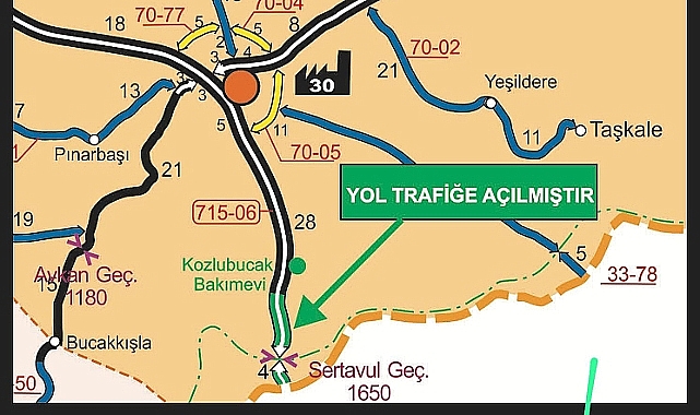 Sertavul Geçidi tüm araçlar için trafiğe açıldı