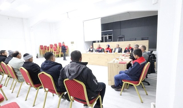Tarım toplantısı Akçaşehir beldesinde yapıldı