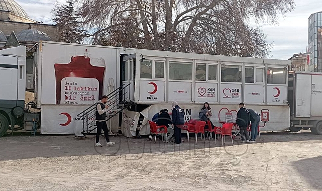 Türk Kızılay'ın Karaman'da Kan Bağışı Kampanyası devam ediyor