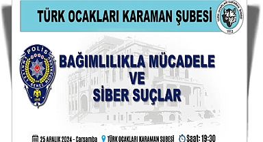 Türk Ocağı’nda “Madde Bağımlılığı ve Siber Suçlar” Bilgilendirmesi