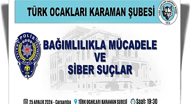 Türk Ocağı’nda “Madde Bağımlılığı ve Siber Suçlar” Bilgilendirmesi