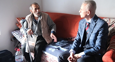 Vali Çiçekli, Erşen Çiftinin Evini Ziyaret Etti