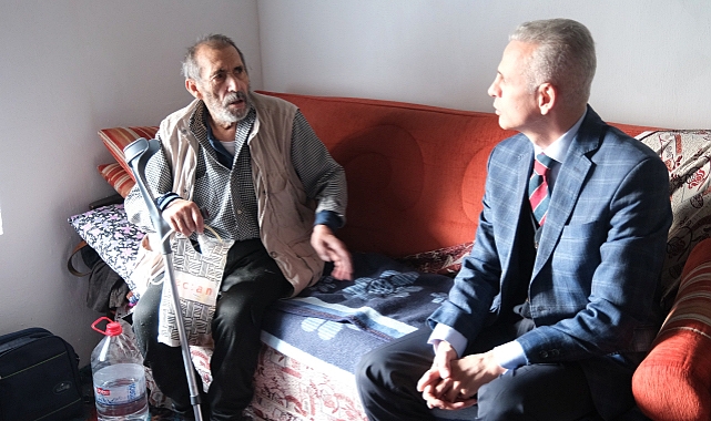 Vali  Çiçekli, Erşen Çiftinin Evini Ziyaret Etti