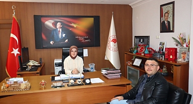 400 Dekarlık Alanda üretim yapan İşletme Sahibi Zeki Cesur'dan Bulut'a ziyaret