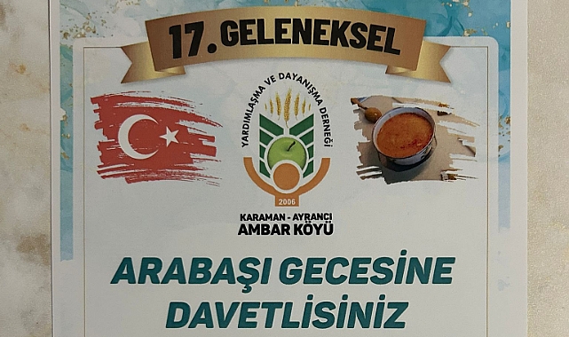 Arabaşı Gecesine davet