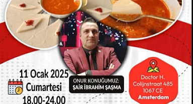 Avrupa Çoğlu Köyü Derneği Arabaşı Gecesi Düzenliyor