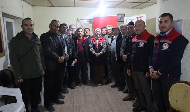Damlapınar köyünde akşam buluşması gerçekleştirildi