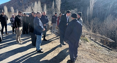 Elmayurdu köyündeki çalışmalar yerinde incelendi