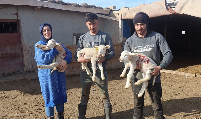 Genç üreticileri ziyaret ettiler 