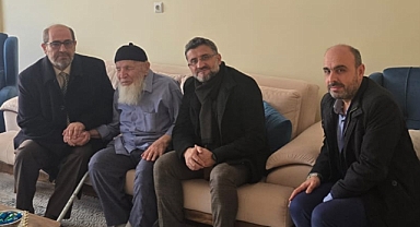 Hafız Ali Rıza Selçuk'u ziyaret ettiler 
