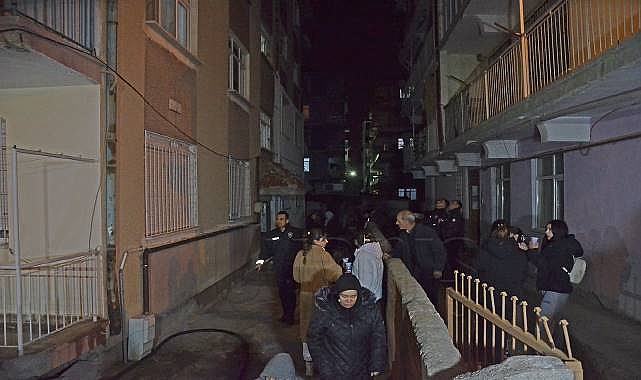 Karaman'da apartmandaki esrarengiz duman paniğe neden oldu