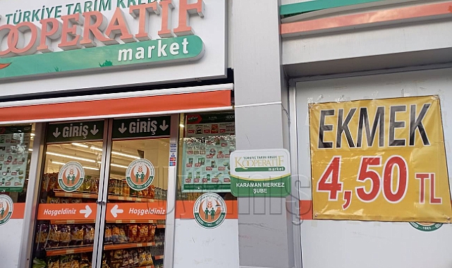 Karaman'da Zincir Marketler Ekmeği 4,50-5,50 Liradan Fırınlarda 10 Liradan Satılıyor