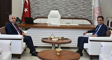 Karaman Defterdar Vekili Karpınar'dan İl Müdürü Çalışkan'a Ziyaret