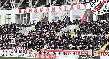 Karaman FK'nın Taraftar Sayısı Her Geçen Gün Artarak Büyüyor. Karaman FK'nın 9 iç saha maçını 53 bin 83 taraftar izledi