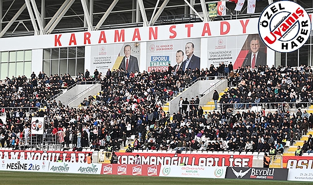 Karaman FK'nın Taraftar Sayısı Her Geçen Gün Artarak Büyüyor. Karaman FK'nın 9 iç saha maçını 53 bin 83 taraftar izledi