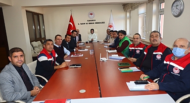 Karaman İl Tarım ve Orman Müdürlüğü'nde dönem toplantısı gerçekleştirildi