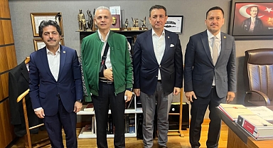 Karaman Valisi Çiçekli, TBMM'de Milletvekillerini ziyaret etti