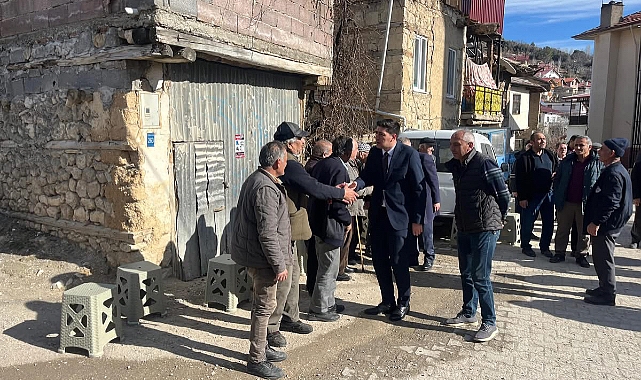 Kaymakam Erdoğan Katranlı köyünü ziyaret etti
