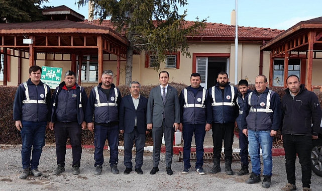 Kaymakam Ünlü kurumlara veda ziyaretine devam etti