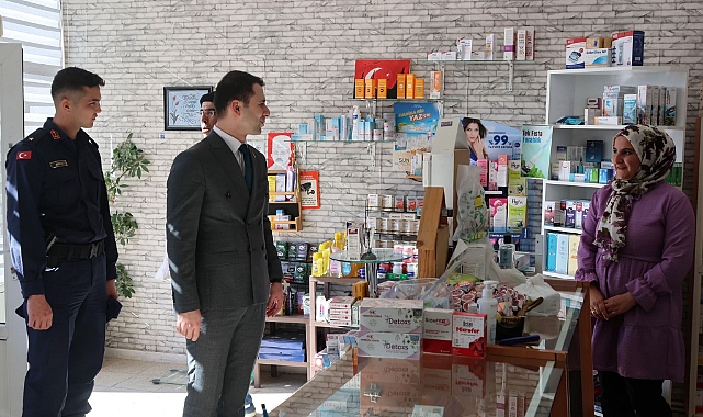 Kaymakam Yamakoğlu esnafları ve ilçenin yaşayan çınarlarını ziyaret etti