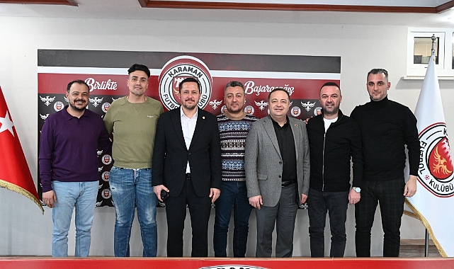 Milletvekili Eser ve Yıldızbaş'tan Karaman Futbol Kulübüne Destek Ziyareti