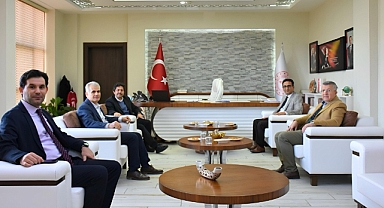 Milletvekili Sağlam ve Daire Başkanı Okur, İl Müdürü Çalışkan'ı Ziyaret Etti