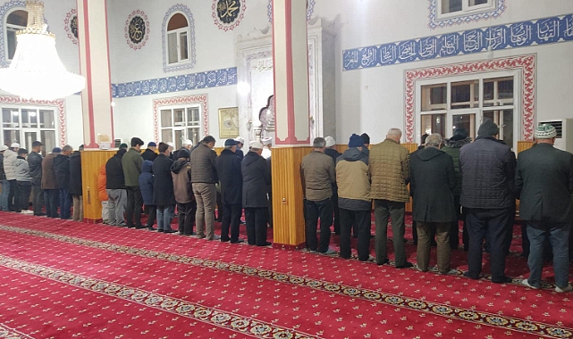 Sarıveliler ilçesinde sabah namazı buluşması düzenlendi