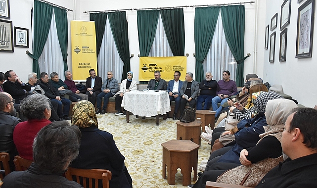 Yazar ve Şair İsmail Kılıçaslan, öğretmenlerle buluştu