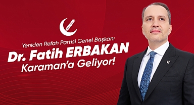 Erbakan, Karaman'da Kongreye Katılacak