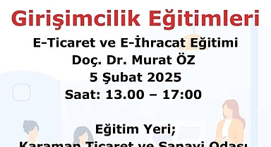 Girişimcilik Eğitimleri Başlıyor