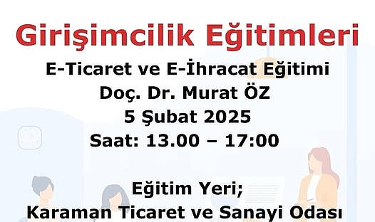 Girişimcilik Eğitimleri Başlıyor