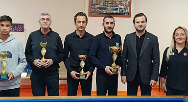 Karaman'da Bilardo İl Birinciliği Müsabakaları Sona Erdi
