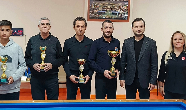 Karaman'da Bilardo İl Birinciliği Müsabakaları Sona Erdi