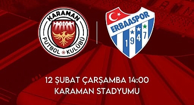 Karaman FK-Erbaaspor maçında öğrencilere biletler yönetimden