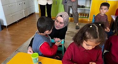 Kaymakam Çakır'dan Minik Öğrencilere sürpriz ziyaret