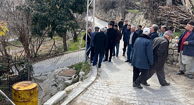 Köylerde yapılan çalışmalar yerinde inceleniyor