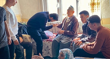 KYK öğrencilerinden vefa ziyaretleri