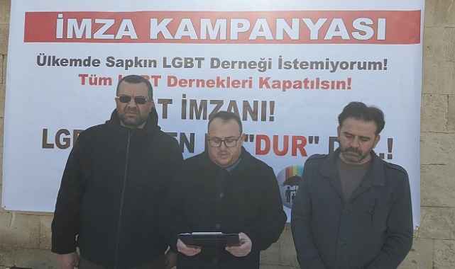 MİL Diyanet-Sen Şubesinden LGBT Derneklerinin Kapatılsın İmza Kampanyası Düzenledi