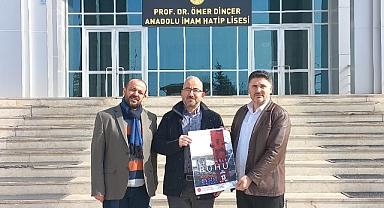 Okulları ziyaret ederek öğrencileri yarışmalara davet ettiler