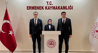 Taşeli'nin Yeni Kaymakamlarından meslektaşlarına ziyaret