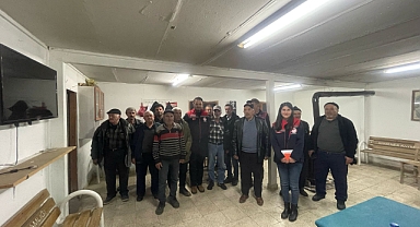 Tepebaşı Köyünde akşam toplantısı yapıldı