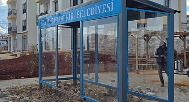 TOKİ konutlarına otobüs durağı konuldu