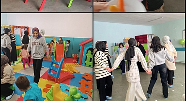 Üniversite Öğrencilerinden 4-6 Yaş Kurslara Ziyaret