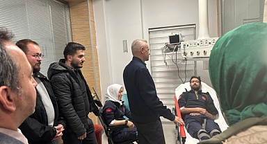 Vali Çiçekli’den yaralılara geçmiş olsun ziyareti