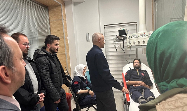 Vali Çiçekli’den yaralılara geçmiş olsun ziyareti