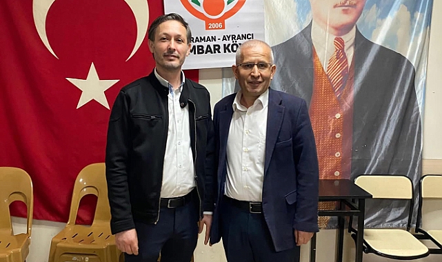 Ambar Köyü Derneğinde görev değişimi. Atilla gitti, Kar geldi