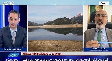 Bayram: “Karaman'daki barajlarımız tamamen boş”