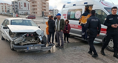Ermenek’ten Hasta Getiren Ambulans kaza yaptı. 3 Yaralı