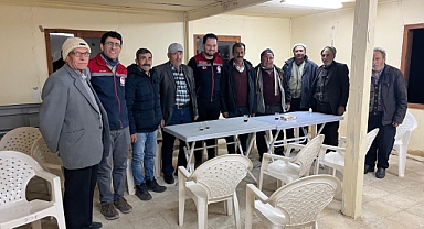 Evsin Köyünde Akşam Toplantısı Yapıldı
